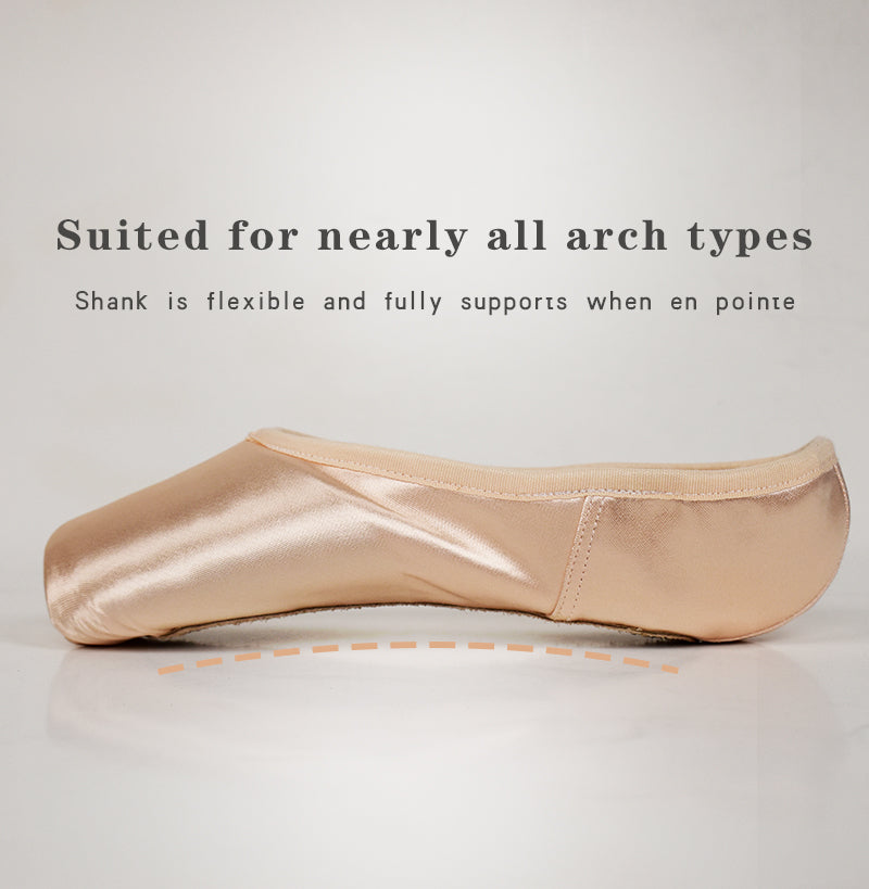 Yalisidai Pointe Shoes A800 satin platform suede cowhide outsole